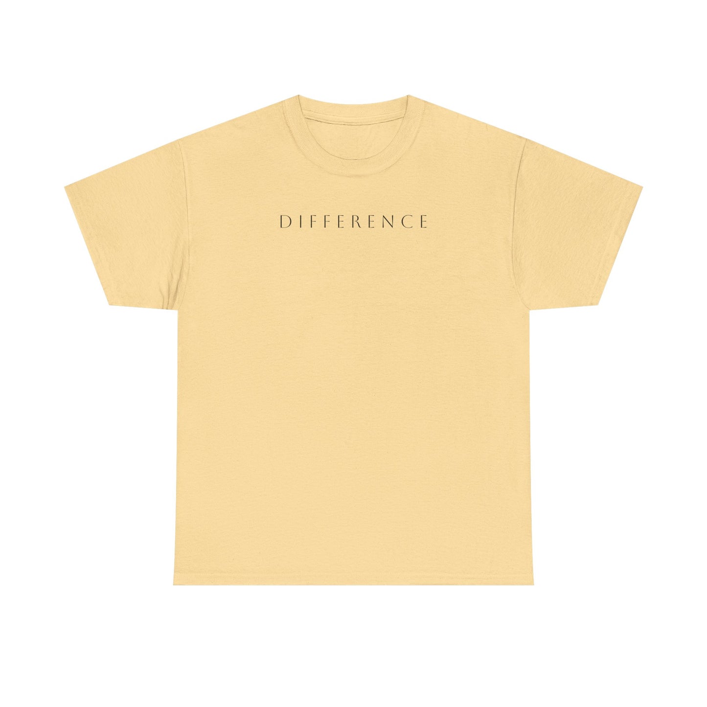 Heavy Cotton Tee - "DIFFERENCE" Shirt