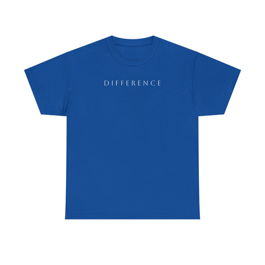 Heavy Cotton Tee - "DIFFERENCE" Shirt